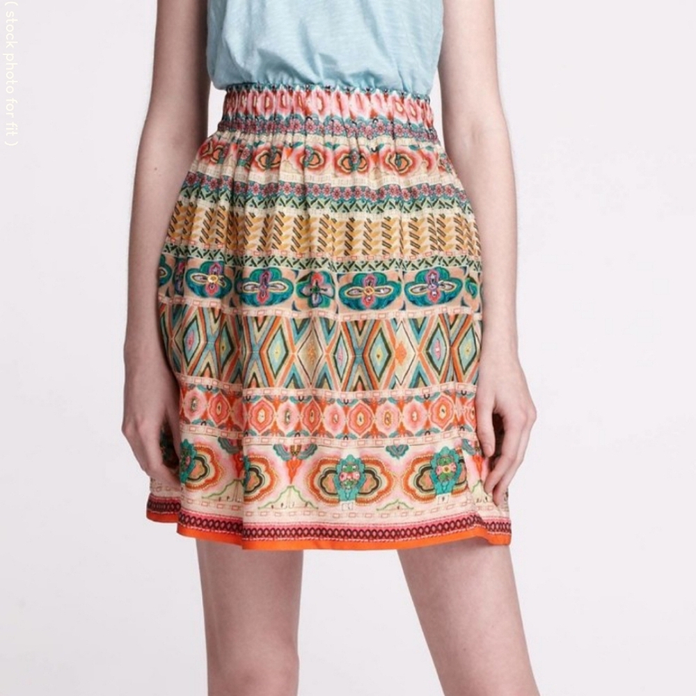 Tanvi Kedia Oroya Echo printed multicolor skirt
